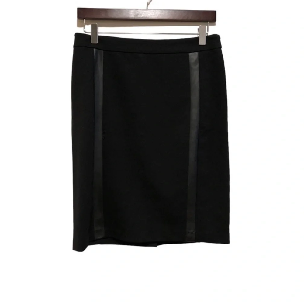Michael Kors Black Pencil Skirt with Side Slit